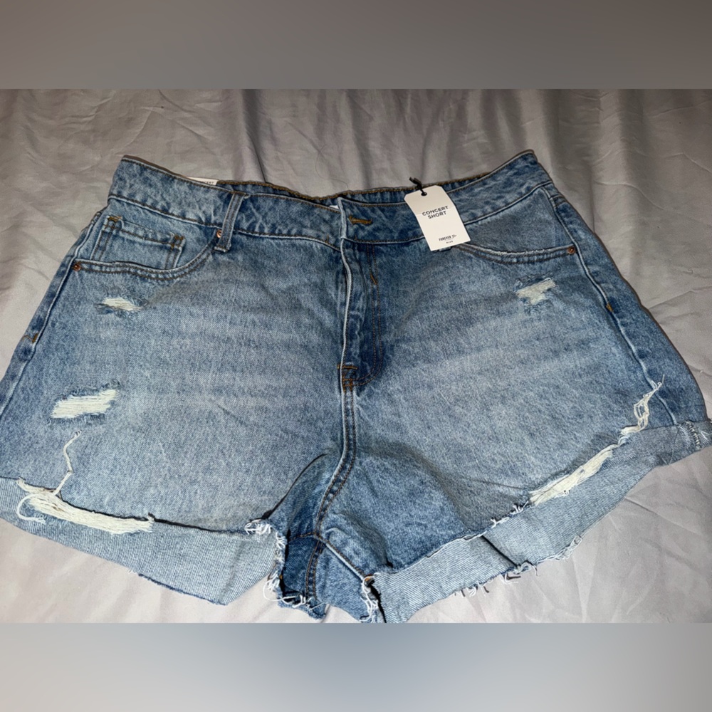 Forever 21 Blue Jean Shorts